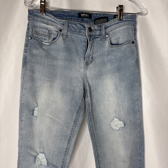 Buffalo David Bitton Jeans Women's Size 6/28 Rip & Repair Jess Mid Rise Skinny - Picture 2 of 10